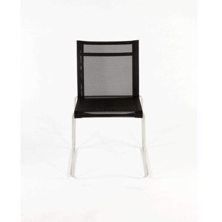 Lanai Side Chair - Outdoor-France & Son-FCC0701BLK-Outdoor Dining Chairs-4-France and Son