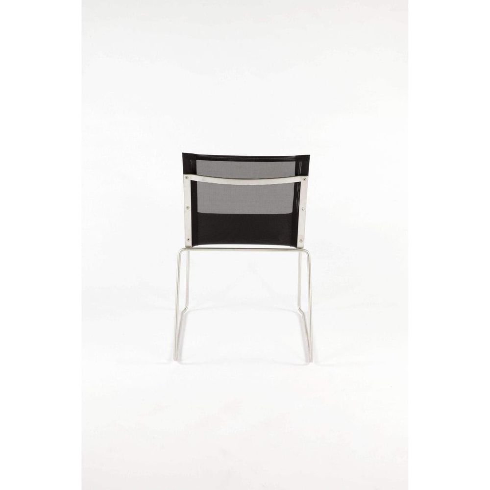 Lanai Side Chair - Outdoor-France & Son-FCC0701BLK-Outdoor Dining Chairs-5-France and Son