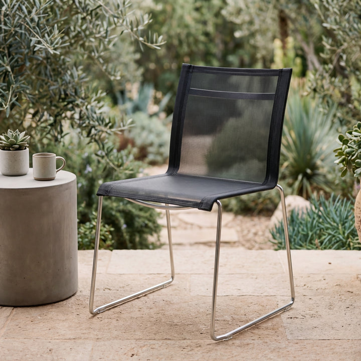 Cusco Mesh Stackable Outdoor Side Chair