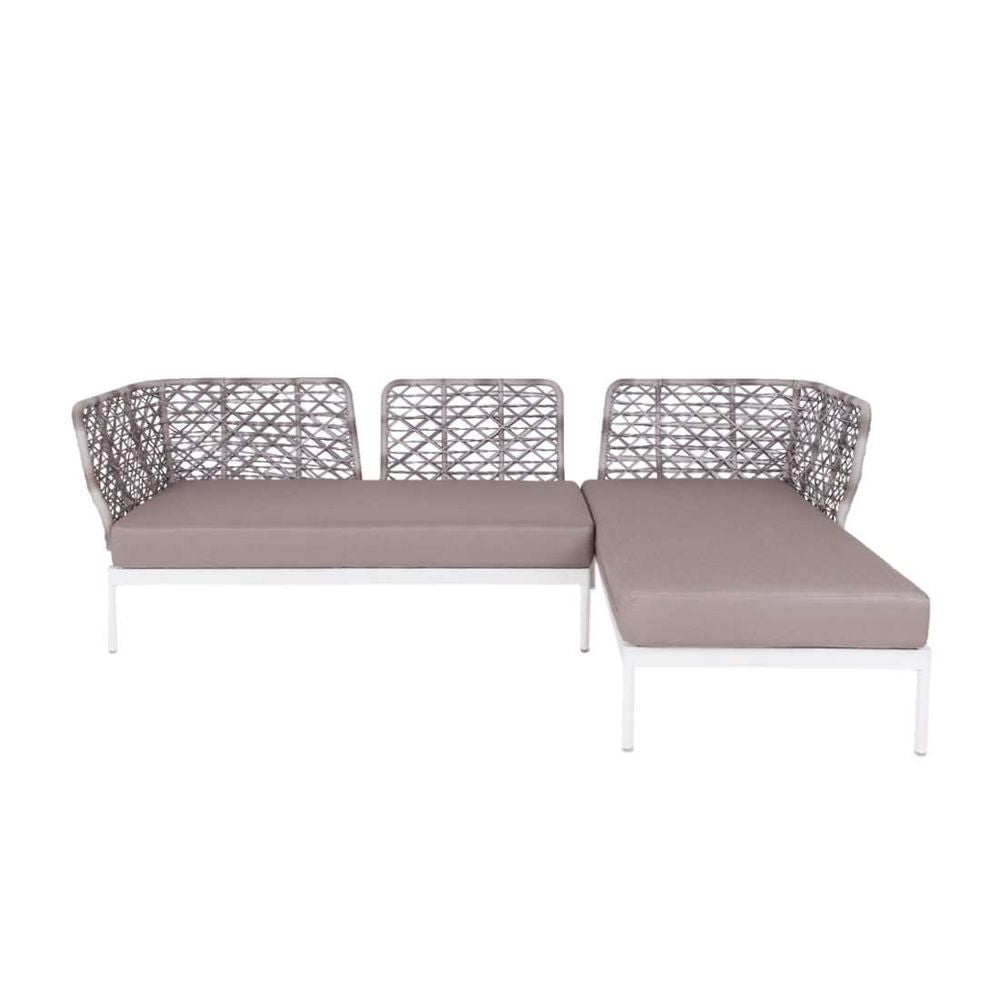 Daltun Outdoor Sectional Sofa-France & Son-FCC5065GREY-Set-Outdoor Sectionals-3-France and Son