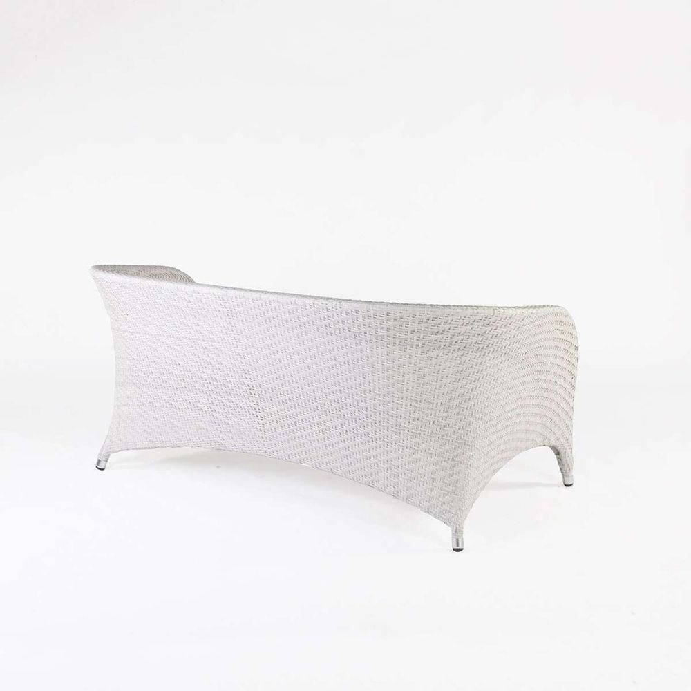 Darcy Outdoor Sofa with Sunbrella Cushion-France & Son-FCC7611WHTPUR-Outdoor Sofas-3-France and Son