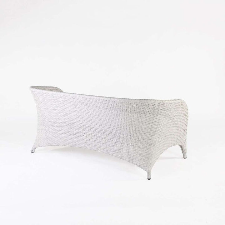 Darcy Outdoor Sofa with Sunbrella Cushion-France & Son-FCC7611WHTPUR-Outdoor Sofas-3-France and Son