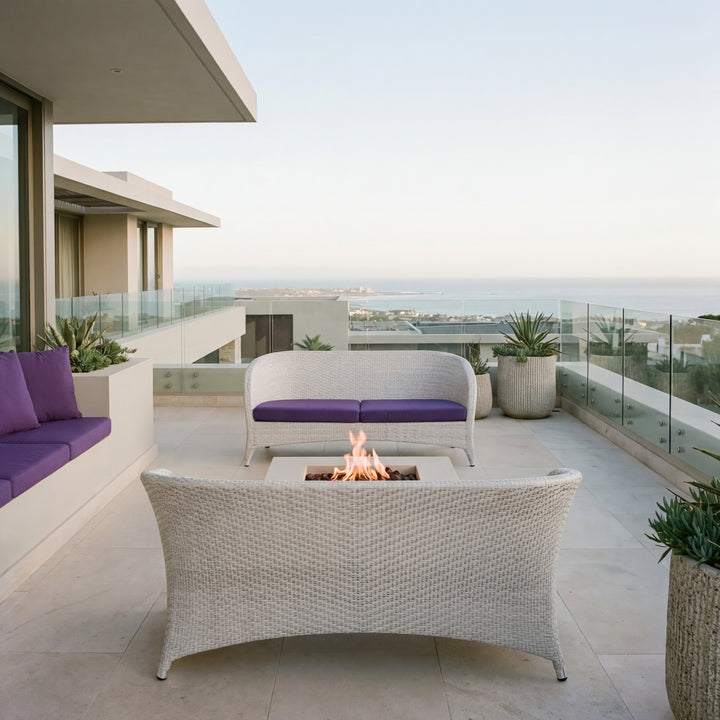 Outdoor Sofa with Sunbrella Cushion