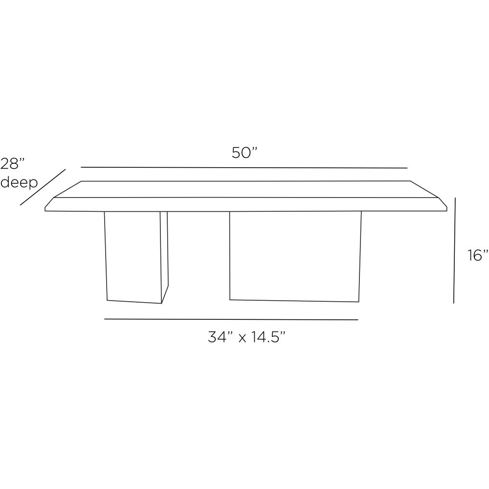 Masaru Cocktail Table - Black