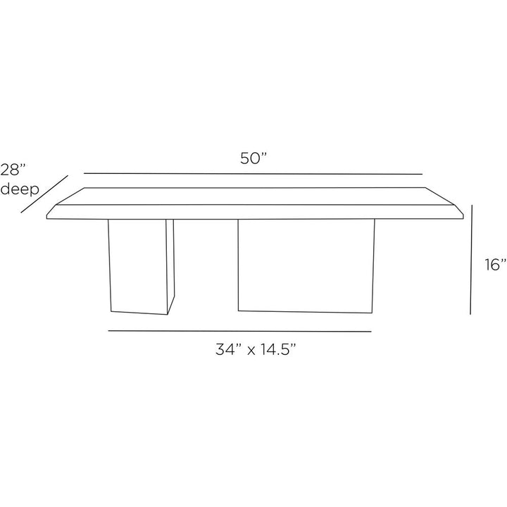Masaru Cocktail Table - Black