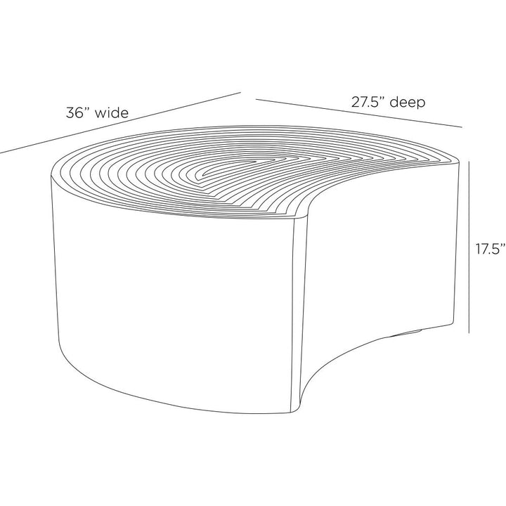 Ronan Coffee Table - Brown