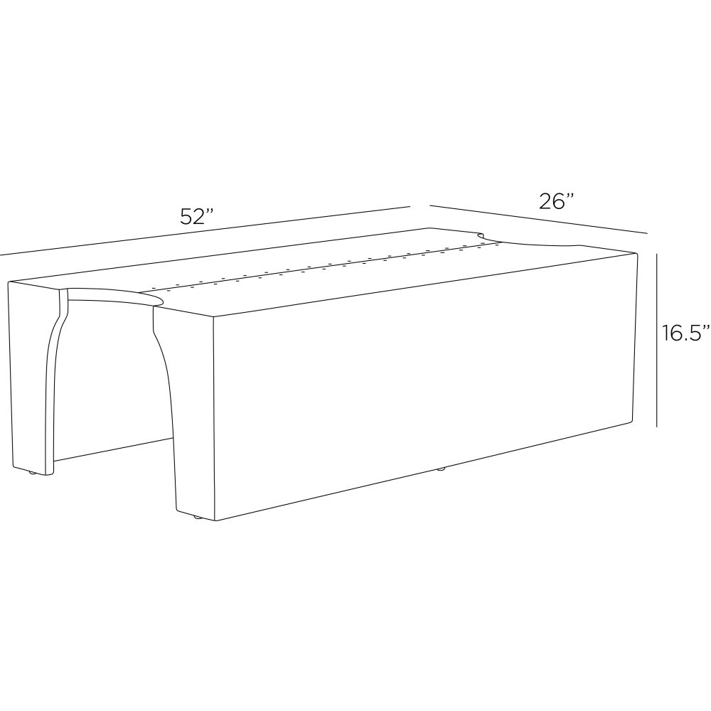 Rowena Cocktail Table - Black