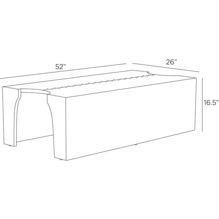 Rowena Cocktail Table - Black