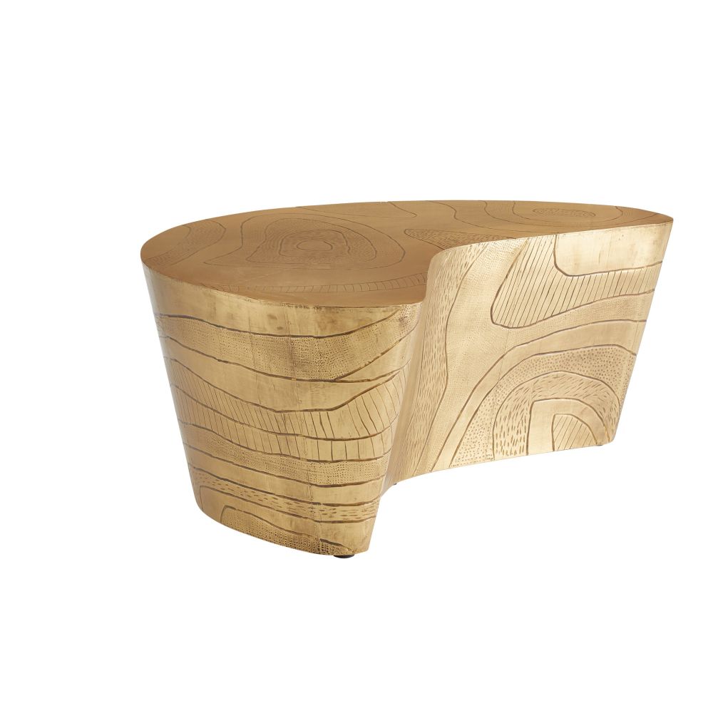 Lazaro Coffee Table - Gold