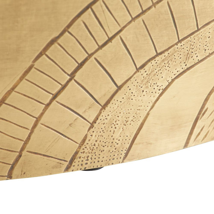 Lazaro Coffee Table - Gold