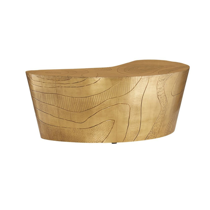 Lazaro Coffee Table - Gold