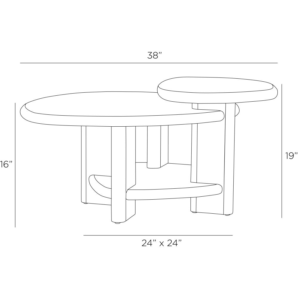 Carrillo Coffee Table - Brown