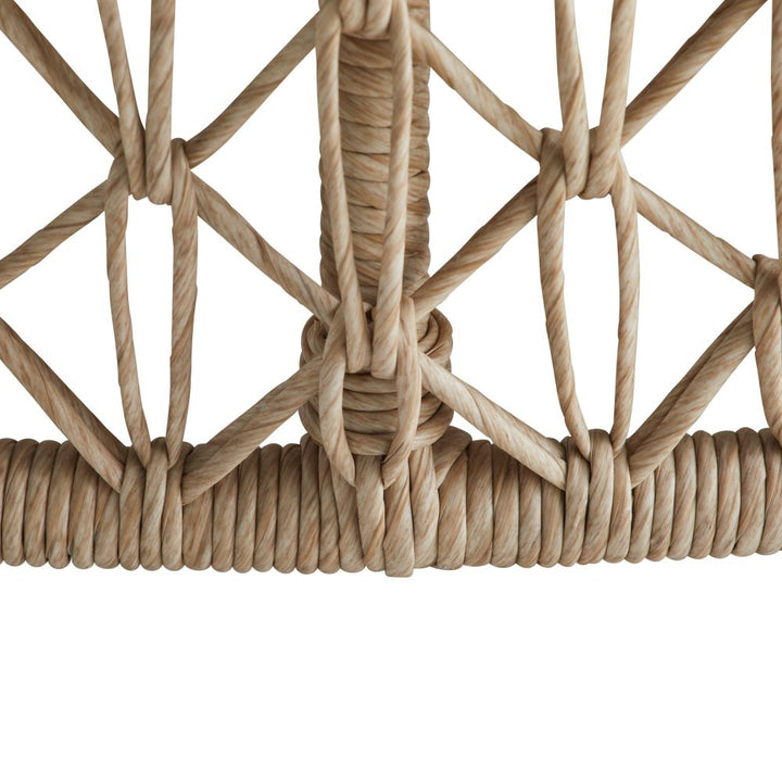 Marisela Outdoor Coffee Table - Brown