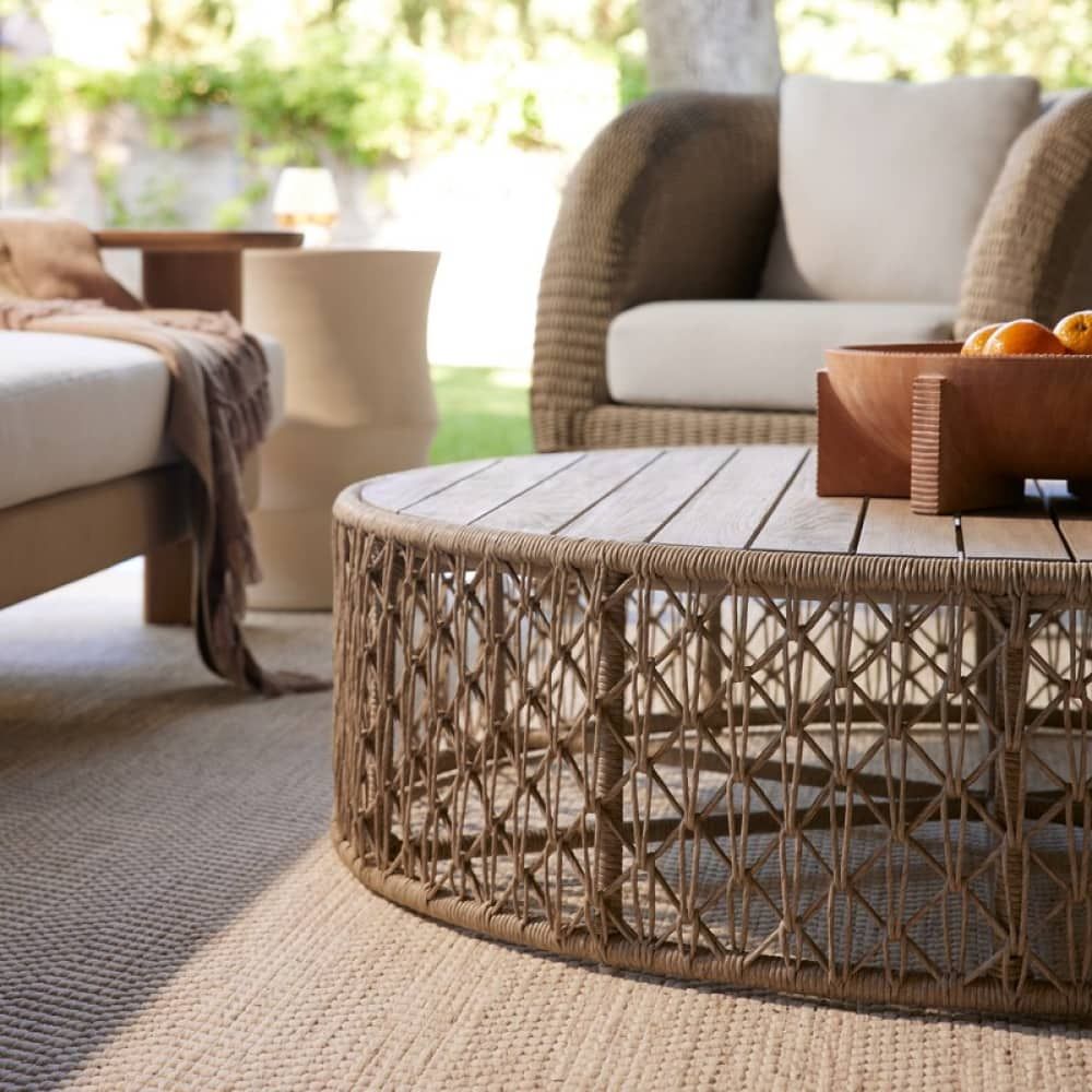 Outdoor Coffee Tables Marisela Outdoor Coffee Table - Brown