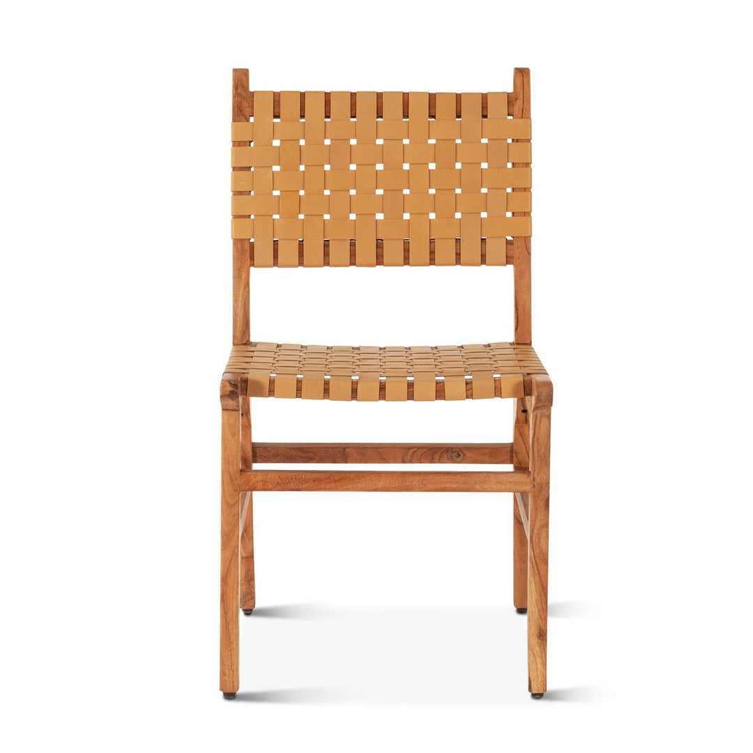Catania 18" Dining Chair Natural Acacia-Home Trends & Designs-HOMETD-FCT-DC18UNA-Dining Chairs-3-France and Son