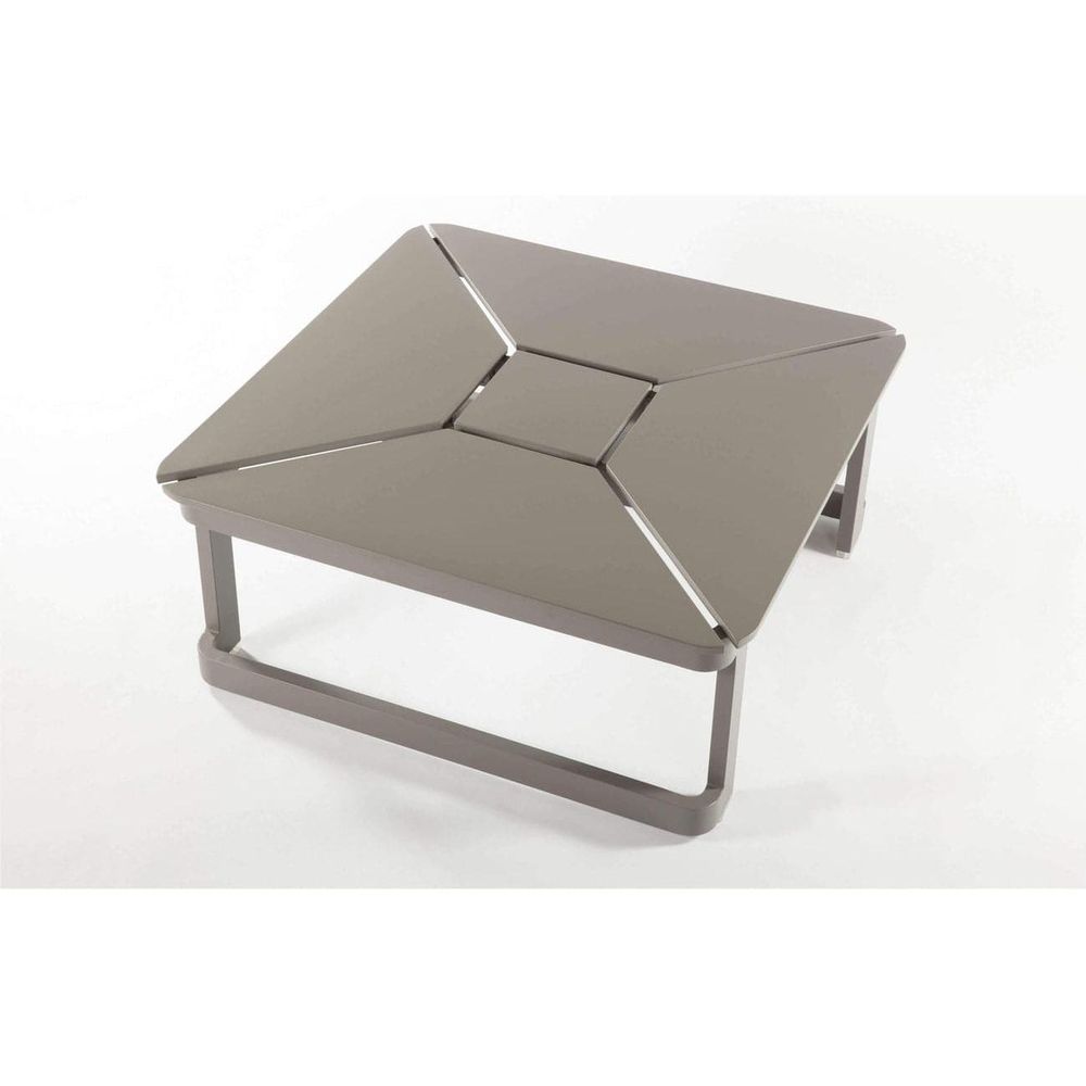 Lorenz Outdoor Dining Coffee Table-France & Son-FCT3523GREY-Outdoor Coffee Tables-3-France and Son