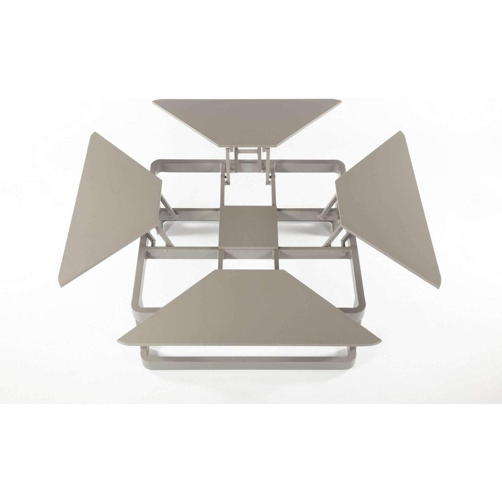 Lorenz Outdoor Dining Coffee Table-France & Son-FCT3523GREY-Outdoor Coffee Tables-2-France and Son