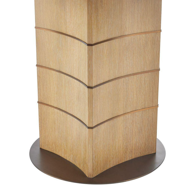 Hollis Dining Table - Gold