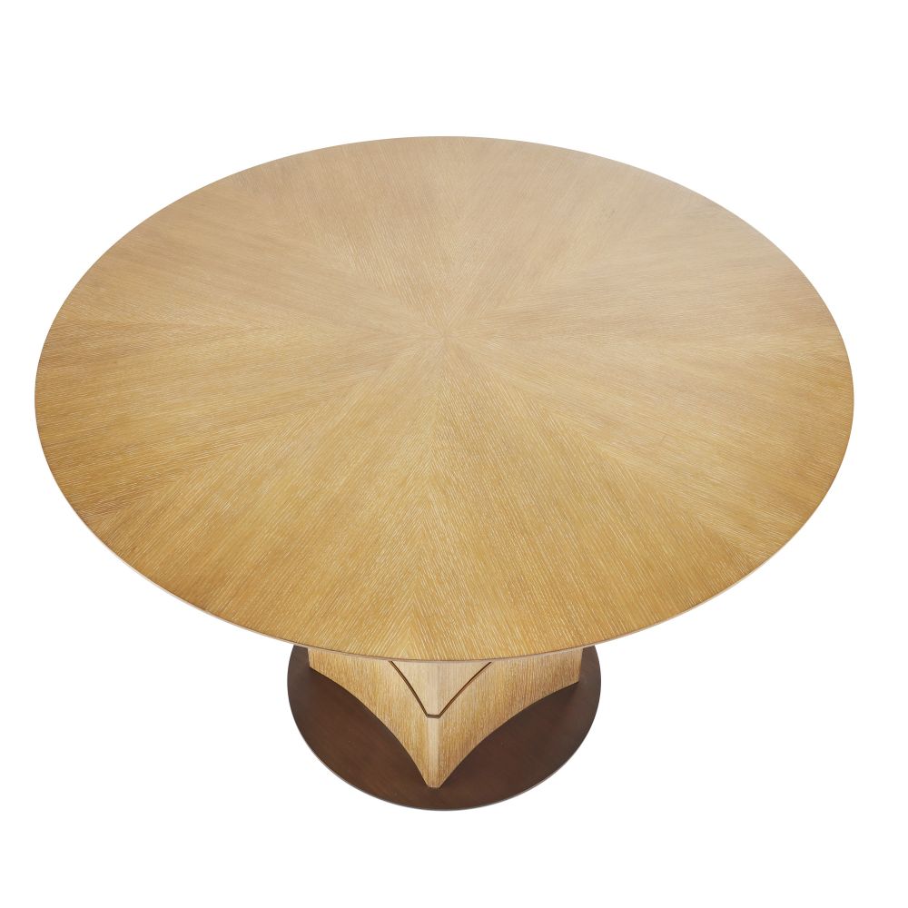 Hollis Dining Table - Gold