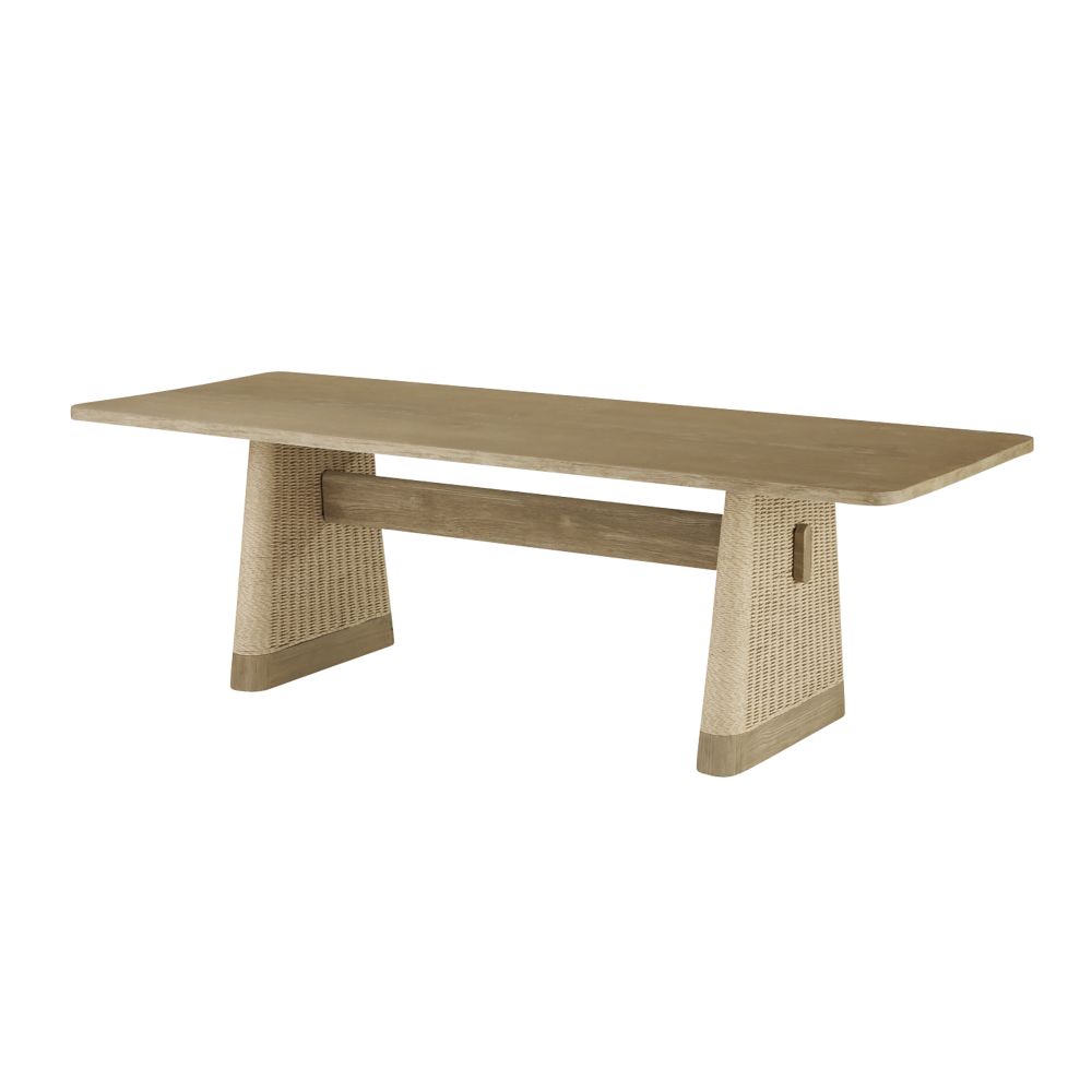 Yvette Outdoor Dining Table - Natural