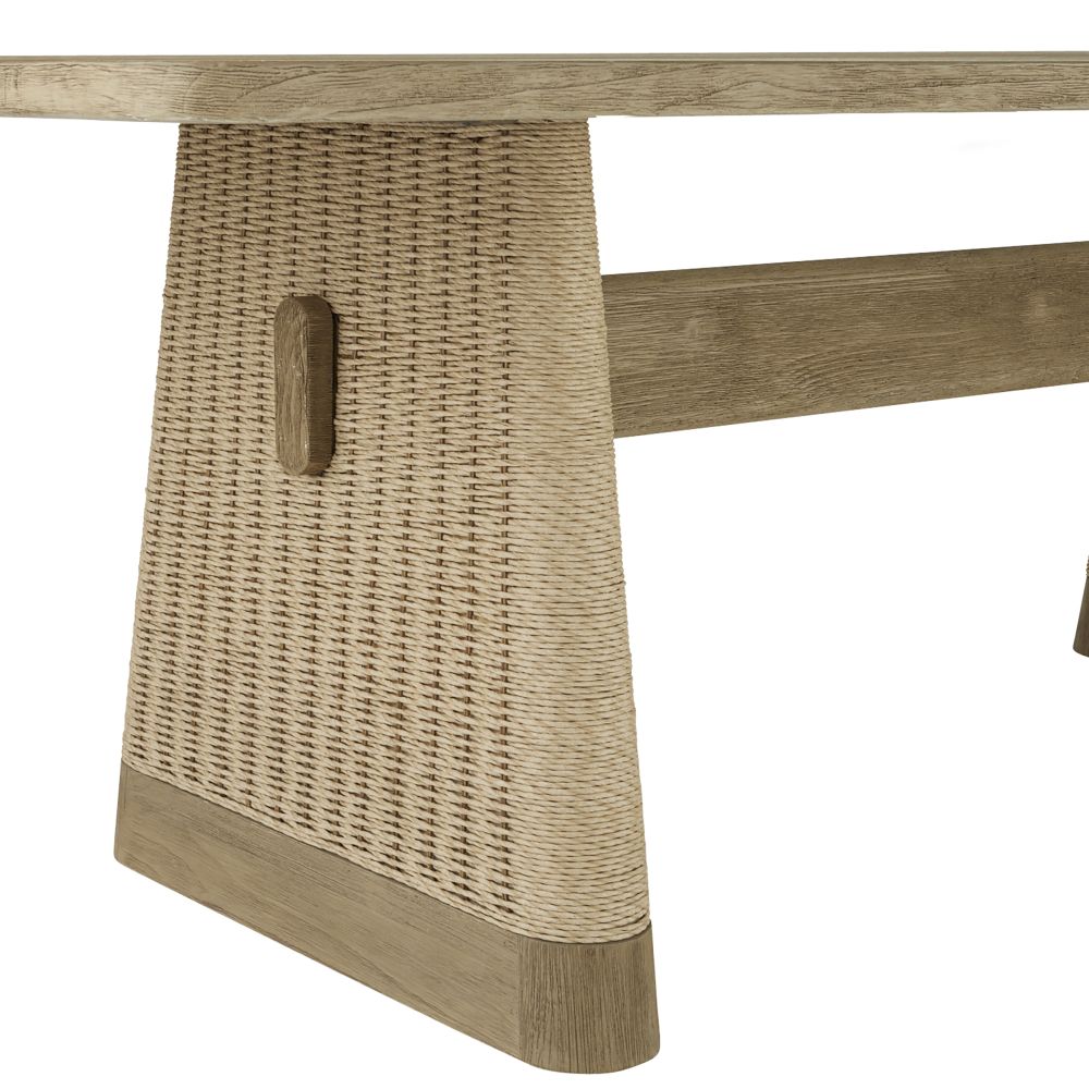 Yvette Outdoor Dining Table - Natural
