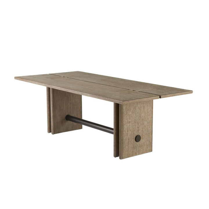 Evander Outdoor Dining Table - Black