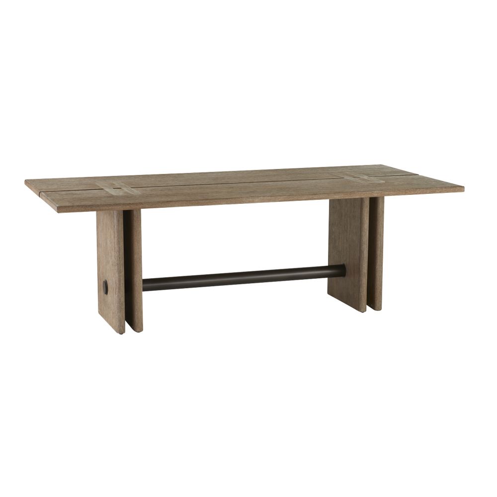 Evander Outdoor Dining Table - Black