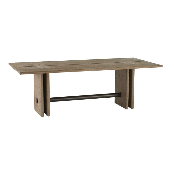 Evander Outdoor Dining Table - Black