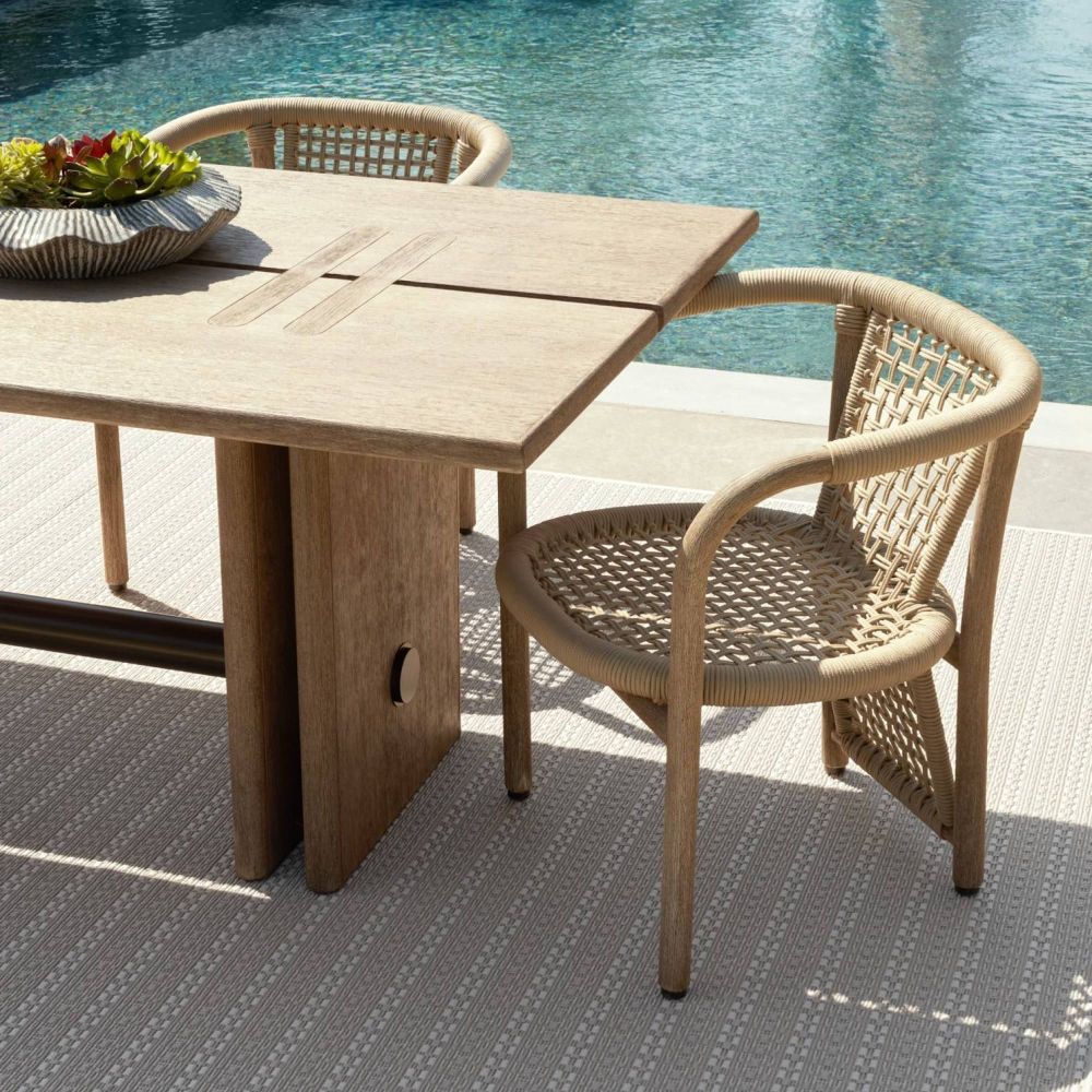 Outdoor Dining Tables Evander Outdoor Dining Table - Black
