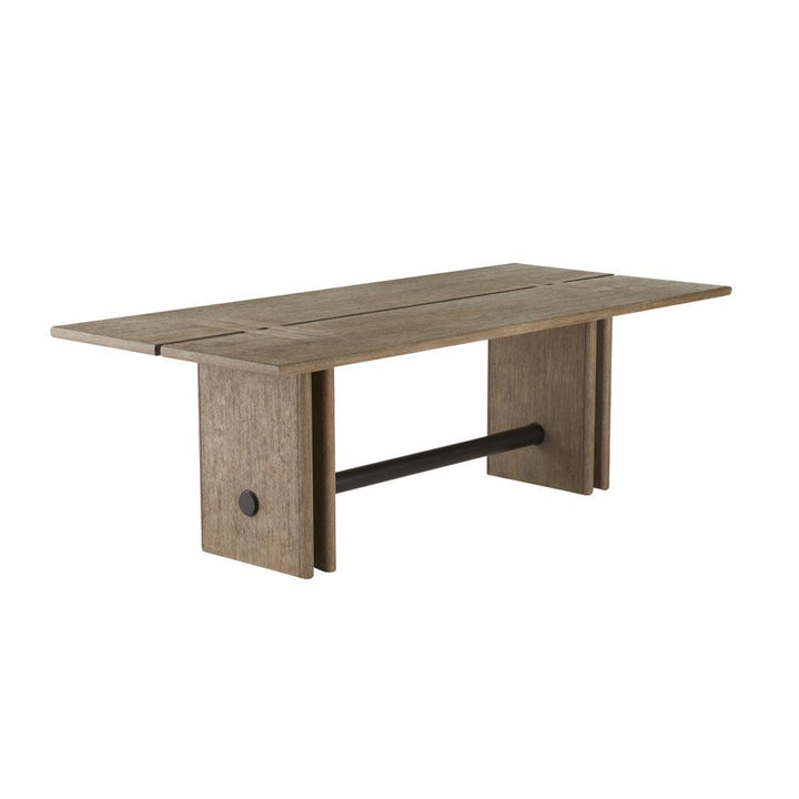 Evander Outdoor Dining Table - Black