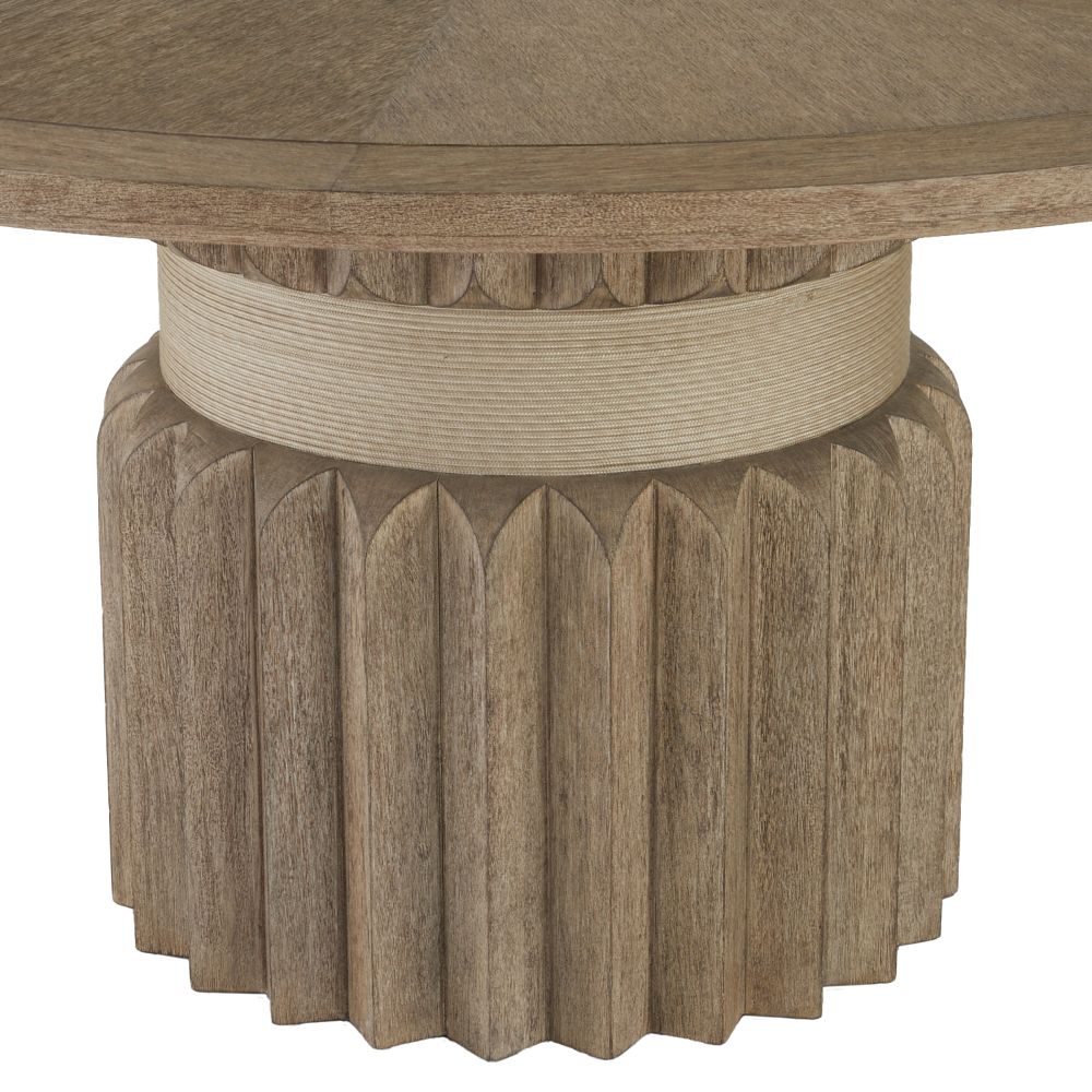 Walker Outdoor Dining Table - Brown