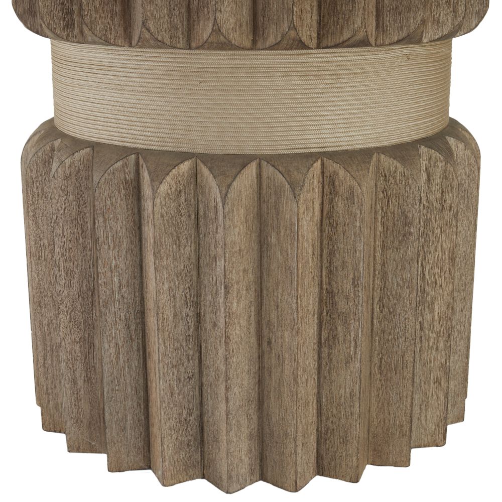 Walker Outdoor Dining Table - Brown