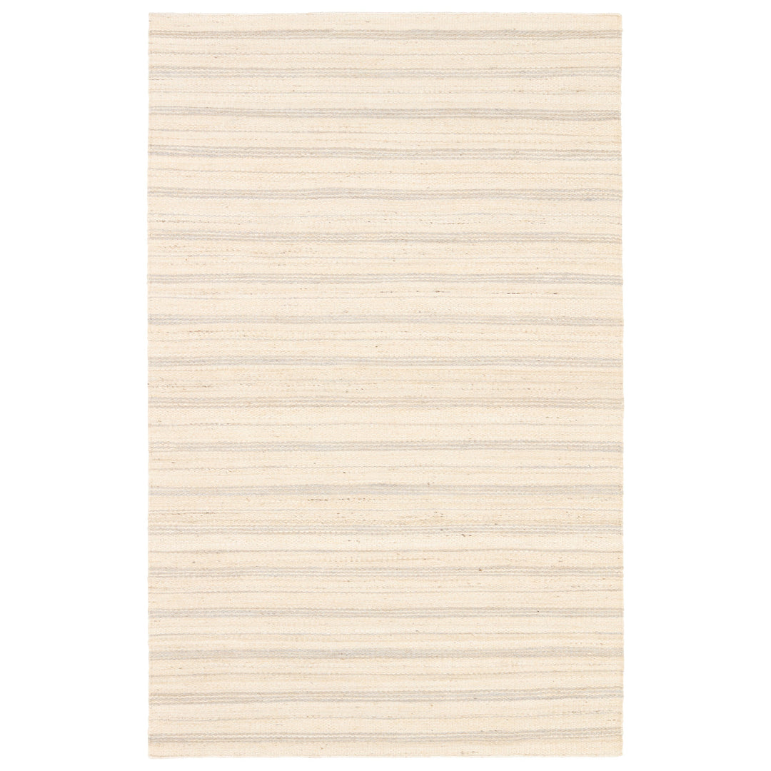 Jaipur Living Ascent Handmade Striped Beige/Light Gray Area Rug (8'X10')