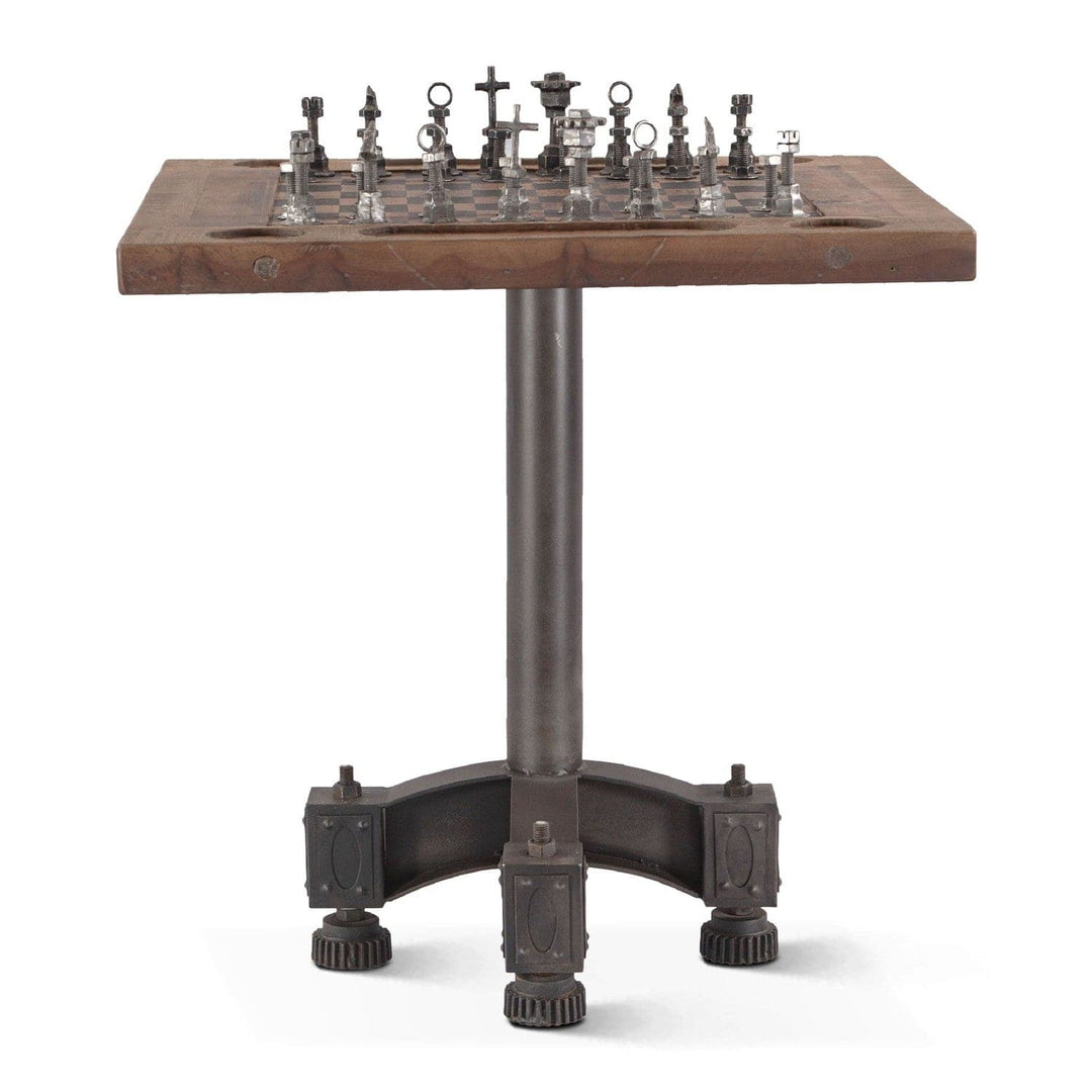 Eiffel 30" Chess Bistro Table-Home Trends & Designs-HOMETD-FEI-CHESS-Game Tables-5-France and Son