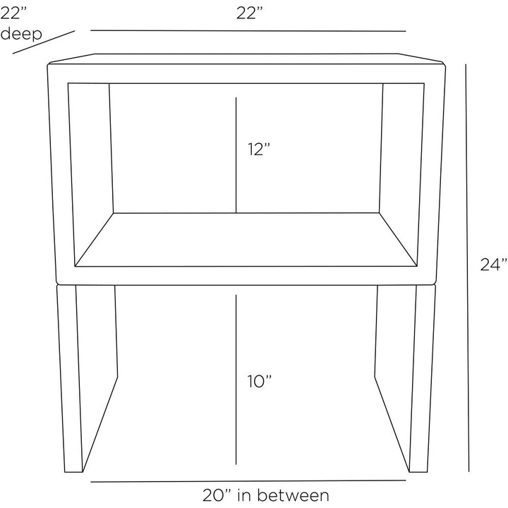 Holloway End Table - Gold