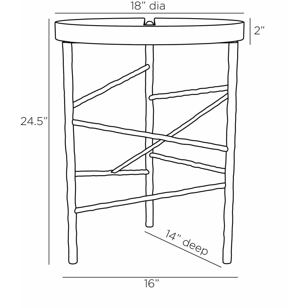 Serenity End Table - Black