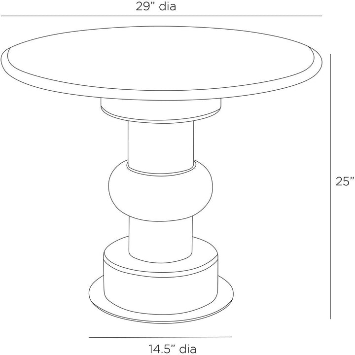 Cecelia End Table - Black