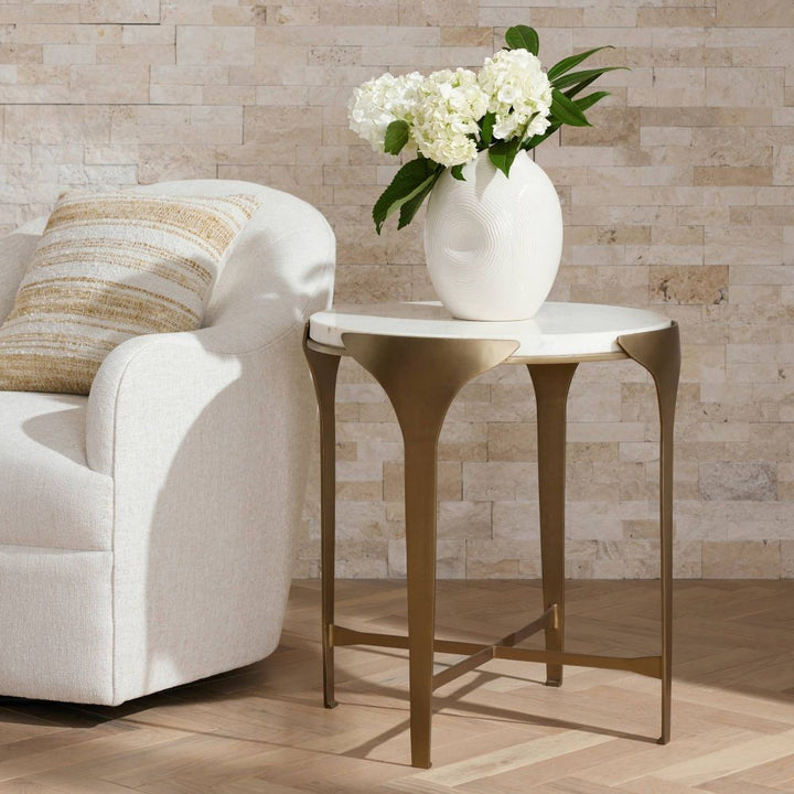 Side Tables Willowbend End Table - Gold