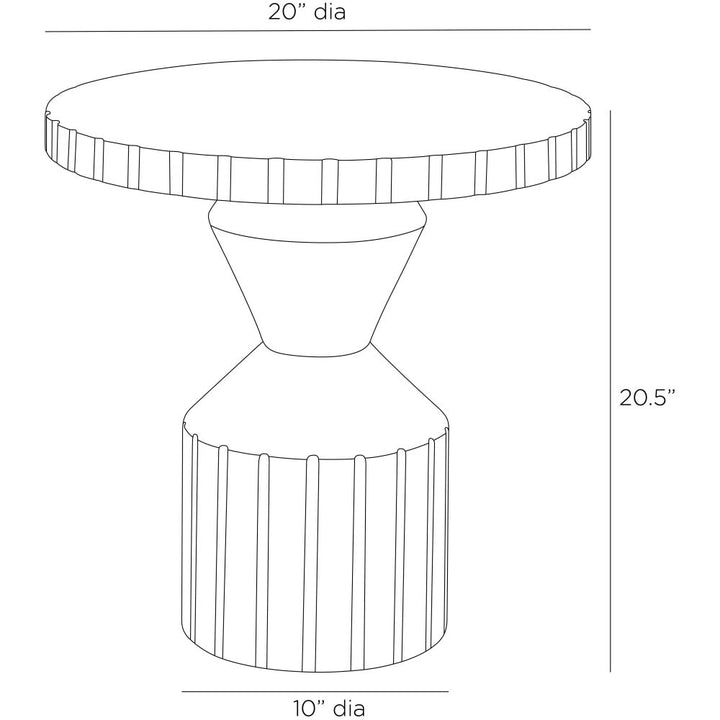 Salvatore End Table - Black