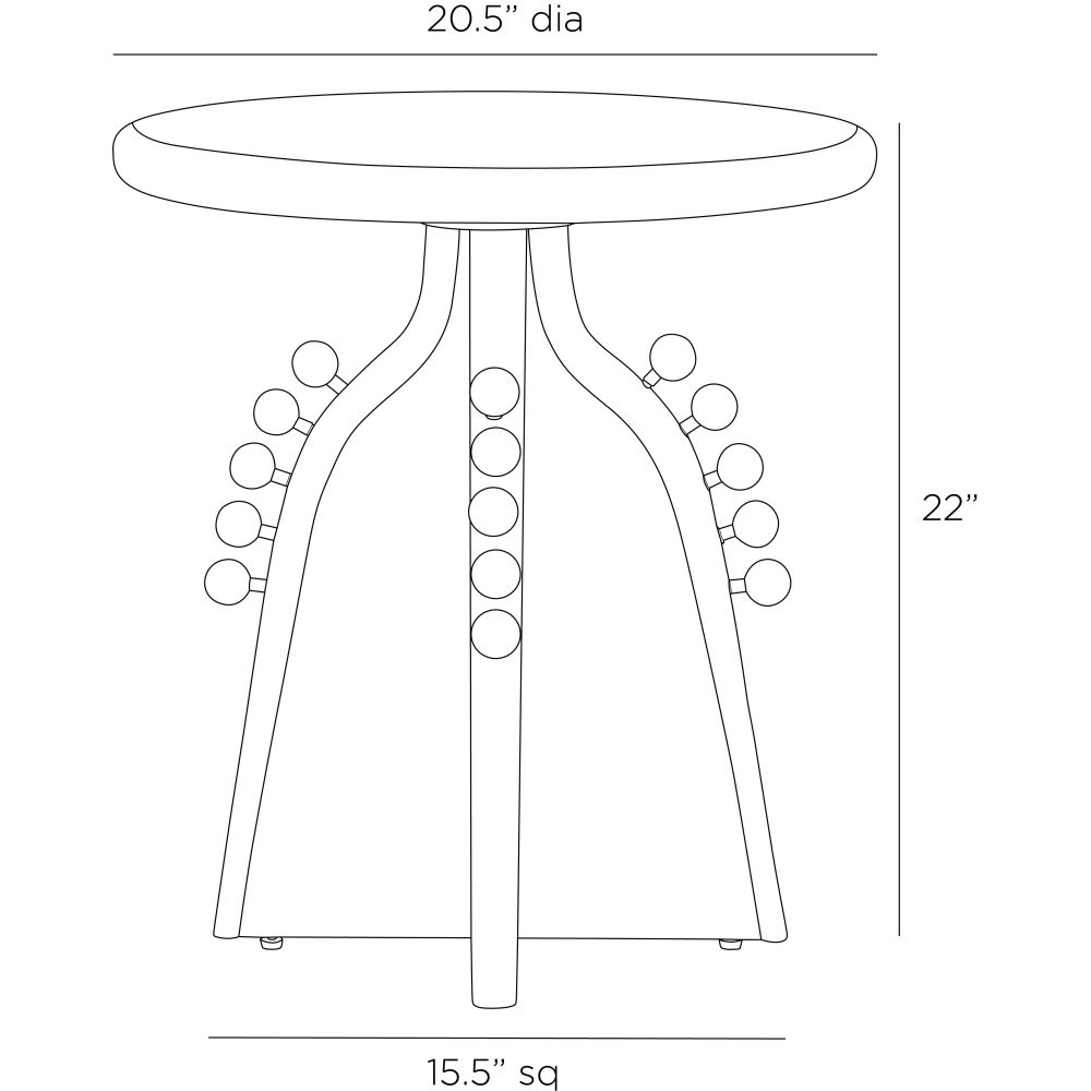 Barclay End Table - Black