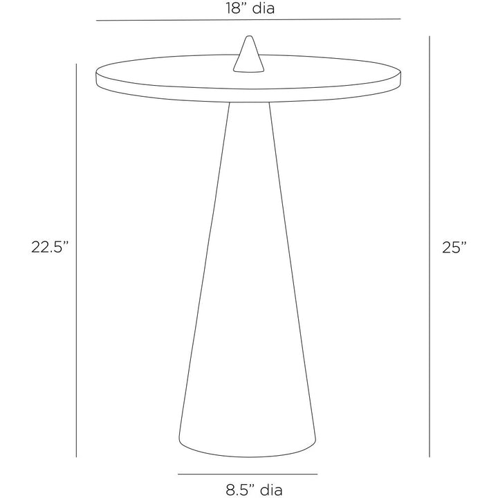 Isla End Table - Black