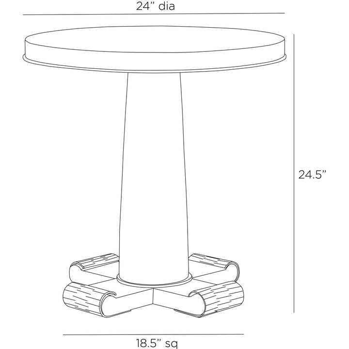 Beauregard End Table - Black