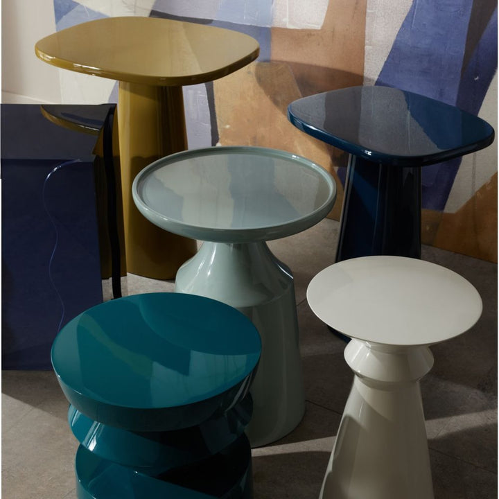 Side Tables Zephyraby Small End Table - Blue