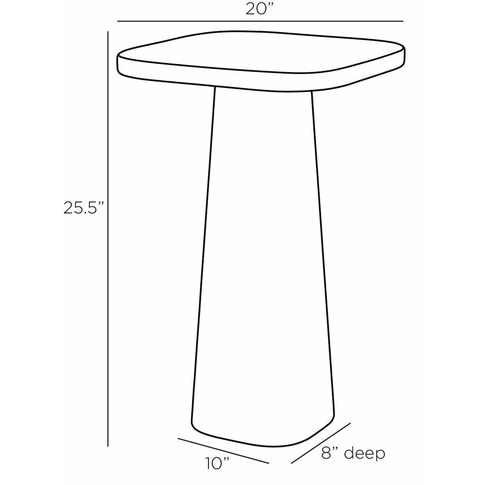 Zephyraby Small End Table - Blue