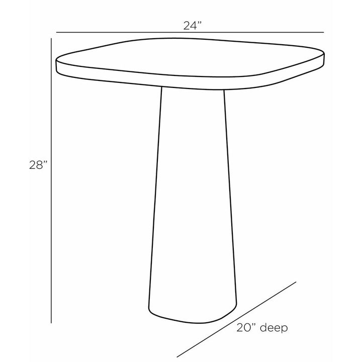 Zephyraby Large End Table - Green