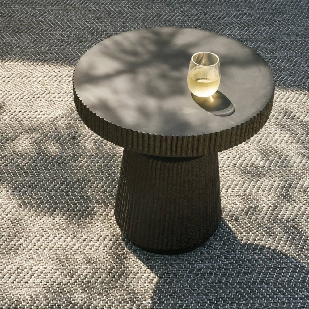 Outdoor Side Tables Rafael Outdoor End Table - Black