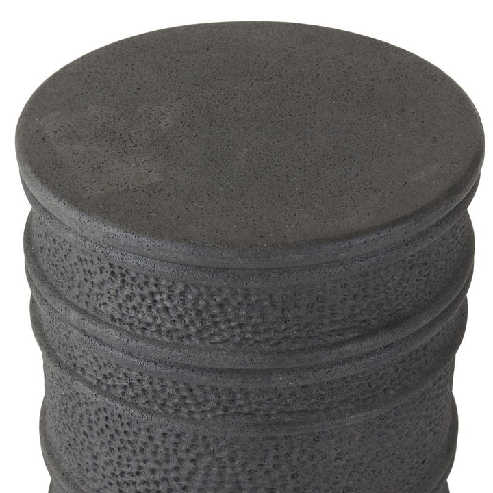 Fitzroy Outdoor End Table - Black