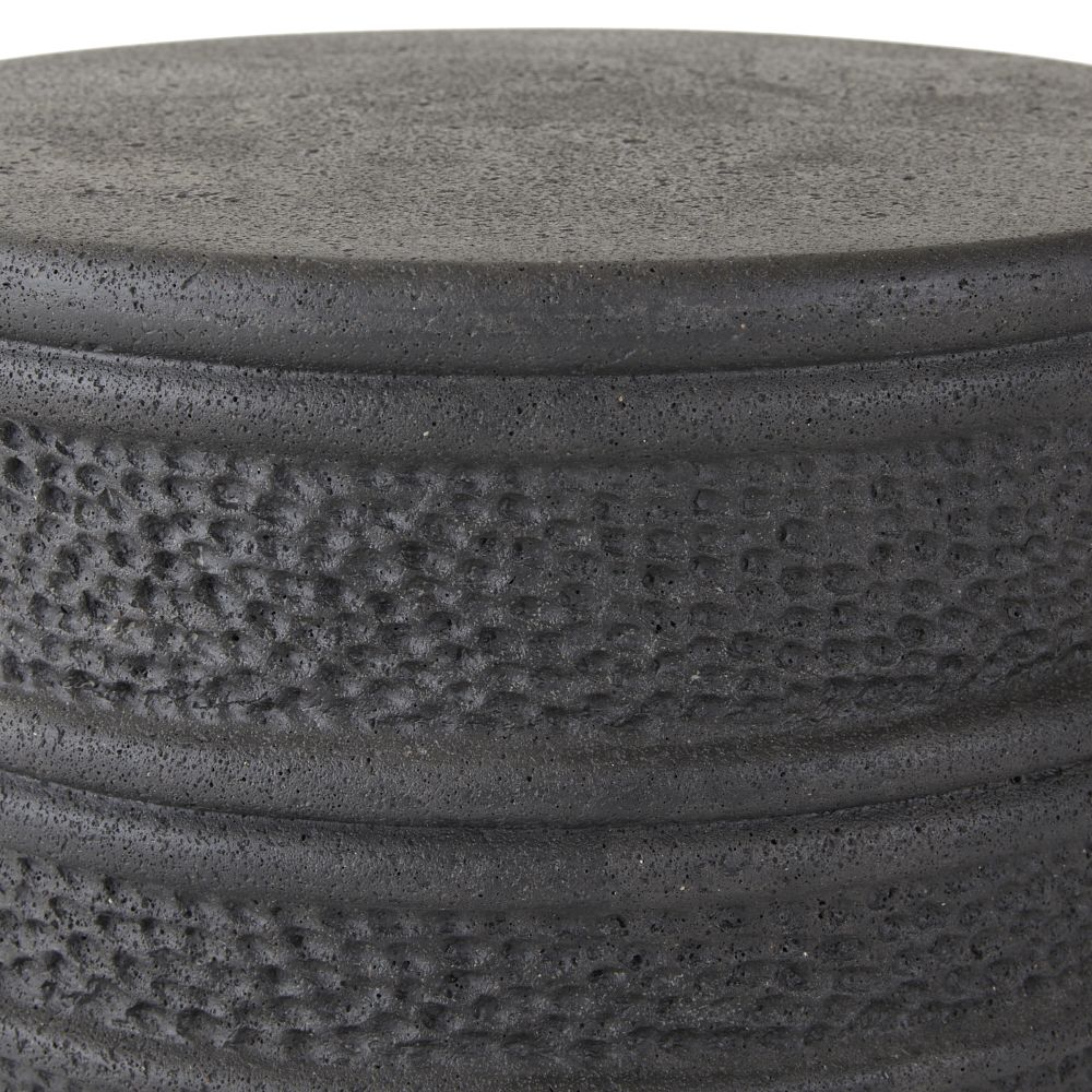 Fitzroy Outdoor End Table - Black