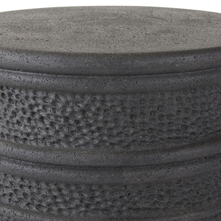 Fitzroy Outdoor End Table - Black