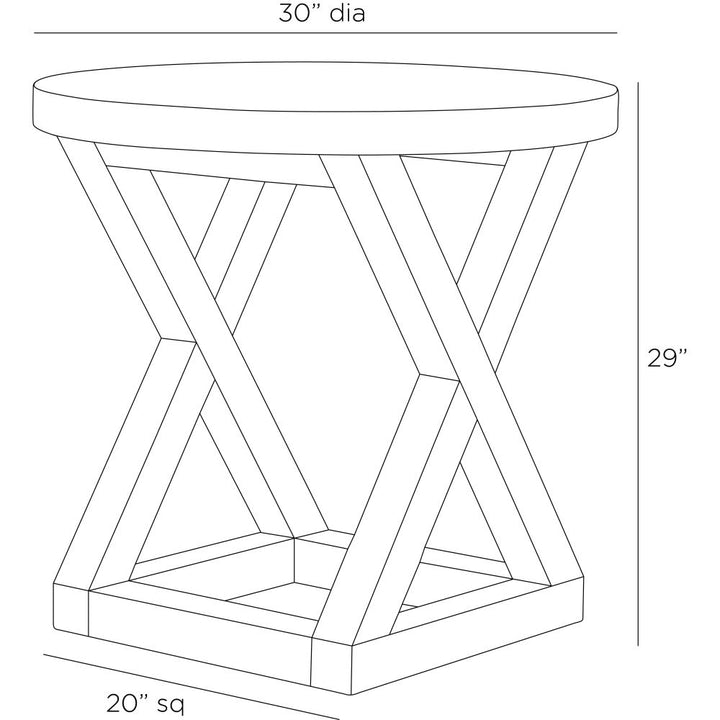 Camila End Table - Black